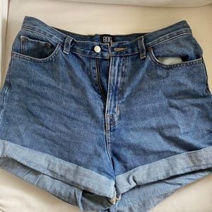 High rise shorts